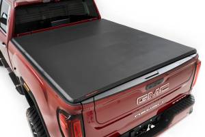 Rough Country Bed Cover - Tri Fold - Soft - 6'9" Bed - Chevy/GMC 2500HD/3500HD (20-24) - 41120690