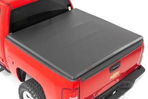 Rough Country Bed Cover - Tri Fold - Soft - 5'9" Bed - Chevy/GMC 1500 (07-13) - 41207550