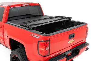 Rough Country - Rough Country Bed Cover - Tri Fold - Soft - 5'9" Bed - Chevy/GMC 1500 (14-18) - 41214550 - Image 2