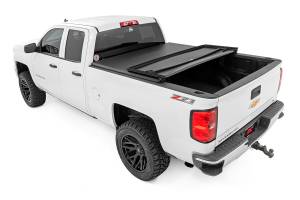 Rough Country - Rough Country Bed Cover - Tri Fold - Soft - 6'7" Bed - Chevy/GMC 1500 (14-18) - 41214650 - Image 2