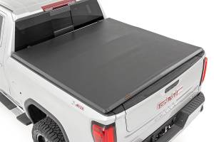 Rough Country Bed Cover - Tri Fold - Soft - 5'10" Bed - Chevy/GMC 1500 (19-24) - 41308550