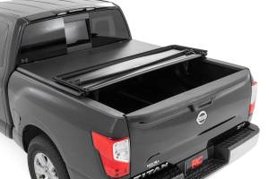 Rough Country - Rough Country Soft Tri-Fold Bed Cover 5'7" Bed Nissan Titan 2WD/4WD (2017-2024) - 41816550A - Image 2