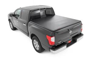 Rough Country - Rough Country Soft Tri-Fold Bed Cover 5'7" Bed Nissan Titan 2WD/4WD (2017-2024) - 41816550A - Image 3