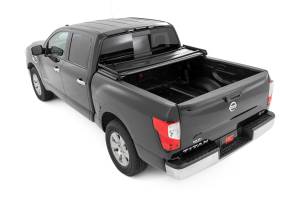 Rough Country - Rough Country Soft Tri-Fold Bed Cover 5'7" Bed Nissan Titan 2WD/4WD (2017-2024) - 41816550A - Image 4