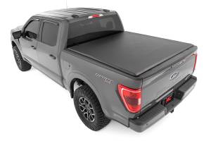 Rough Country - Rough Country Soft Roll Up Bed Cover - 5'7" Bed - Ford F-150/F-150 Lightning/Raptor (15-23) - 42220550 - Image 3