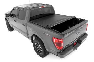 Rough Country - Rough Country Soft Roll Up Bed Cover - 5'7" Bed - Ford F-150/F-150 Lightning/Raptor (15-23) - 42220550 - Image 4