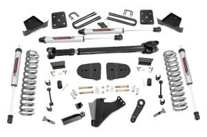 Rough Country 6 Inch Lift Kit - Diesel - No OVLD - FR D/S - V2 - Ford F-250/F-350 Super Duty (2023) - 43771