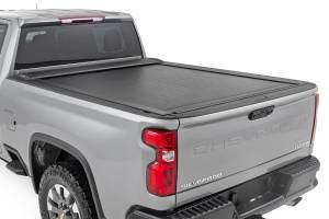 Rough Country Retractable Bed Cover - 6'9" Bed - Chevy/GMC 2500HD/3500HD (20-24) - 46110690