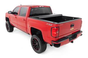 Rough Country - Rough Country Hard Tri-Fold Flip Up Bed Cover - 5'9" Bed - Chevy/GMC 1500 (14-18) - 49119551 - Image 4