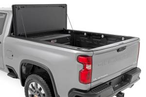 Rough Country - Rough Country Hard Tri-Fold Flip Up Bed Cover - 6'9" Bed - Chevy/GMC 2500HD (20-24) - 49120651 - Image 2