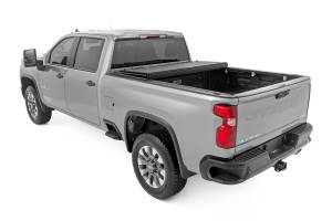 Rough Country - Rough Country Hard Tri-Fold Flip Up Bed Cover - 6'9" Bed - Chevy/GMC 2500HD (20-24) - 49120651 - Image 4