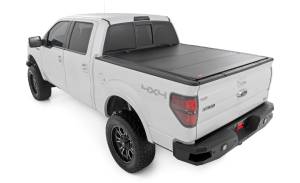 Rough Country - Rough Country Hard Tri-Fold Flip Up Bed Cover - 5'7" Bed - Ford F-150 (04-14) - 49214550 - Image 3