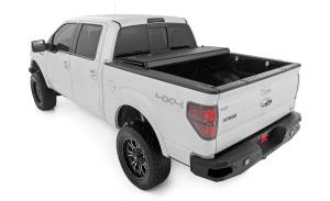 Rough Country - Rough Country Hard Tri-Fold Flip Up Bed Cover - 5'7" Bed - Ford F-150 (04-14) - 49214550 - Image 4