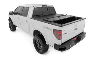 Rough Country - Rough Country Hard Tri-Fold Flip Up Bed Cover - 6'7" Bed - Ford F-150 (04-14) - 49214650 - Image 4