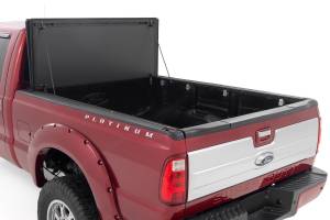 Rough Country - Rough Country Hard Tri-Fold Flip Up Bed Cover - 6'10" Bed - Ford Super Duty (08-16) - 49214651 - Image 2