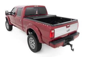 Rough Country - Rough Country Hard Tri-Fold Flip Up Bed Cover - 6'10" Bed - Ford Super Duty (08-16) - 49214651 - Image 4