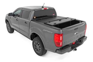 Rough Country - Rough Country Hard Tri-Fold Flip Up Bed Cover - 5' Bed - Ford Ranger 2WD/4WD (19-23) - 49220500 - Image 4