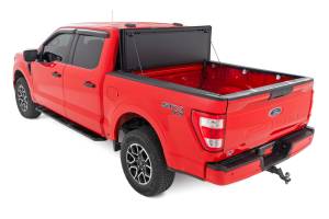 Rough Country - Rough Country Hard Tri-Fold Flip Up Bed Cover - 5'7" Bed - Ford F-150 (15-20) - 49220550 - Image 6