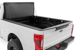 Rough Country - Rough Country Hard Tri-Fold Flip Up Bed Cover - 6'10" Bed - Ford Super Duty (17-23) - 49220651 - Image 2