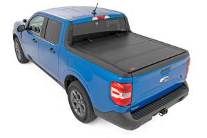 Rough Country - Rough Country Hard Tri-Fold Flip Up Bed Cover - 4'6" Bed - Ford Maverick (22-23) - 49254500 - Image 4