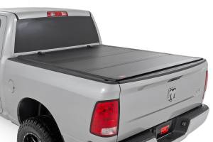 Rough Country Hard Tri-Fold Flip Up Bed Cover - 6'4" Bed - Ram 1500 (10-18)/2500 (10-23) - 49318650