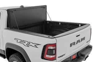 Rough Country - Rough Country Hard Tri-Fold Flip Up Bed Cover - 5'7" Bed - Ram 1500 (19-23)/1500 TRX (21-23) - 49320550 - Image 2