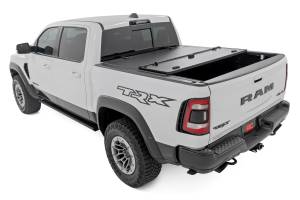 Rough Country - Rough Country Hard Tri-Fold Flip Up Bed Cover - 5'7" Bed - Ram 1500 (19-23)/1500 TRX (21-23) - 49320550 - Image 4