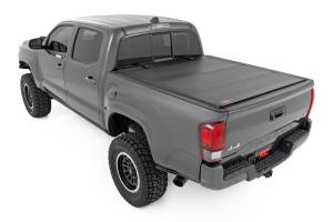 Rough Country - Rough Country Hard Tri-Fold Flip Up Bed Cover - 5&#039 Bed - Toyota Tacoma 2WD/4WD (16-23) - 49420500 - Image 3