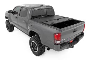 Rough Country - Rough Country Hard Tri-Fold Flip Up Bed Cover - 5&#039 Bed - Toyota Tacoma 2WD/4WD (16-23) - 49420500 - Image 4