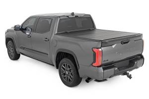 Rough Country - Rough Country Hard Tri-Fold Flip Up Bed Cover - 5'7" - Toyota Tundra (22-23) - 49514551 - Image 2