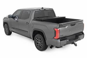 Rough Country - Rough Country Hard Tri-Fold Flip Up Bed Cover - 5'7" - Toyota Tundra (22-23) - 49514551 - Image 3