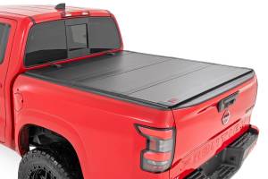 Rough Country Hard Tri-Fold Flip Up Bed Cover 5' Bed Nissan Frontier 2WD/4WD (22-24) - 49520551A