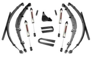 Rough Country 4 Inch Lift Kit - Rear Springs - V2 - Ford Super Duty 4WD (99-04) - 50170