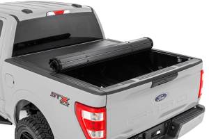 Rough Country - Rough Country Hard Roll Up Bed Cover - 5'7" Bed - Ford F-150 (15-24)/F-150 Lightning (22-24) - 50221550 - Image 4