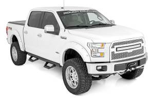 Rough Country - Rough Country SRX2 Adj Aluminum Step - Crew Cab - Ford F-150/F-150 Lightning/Super Duty (15-23) - 51008A - Image 2