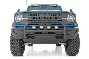 Rough Country - Rough Country Nudge Bar - 3.5 Inch Round Led (x4) - Ford Bronco 4WD (2021-2023) - 51039 - Image 3