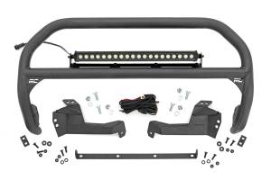 Rough Country Nudge Bar - 20 Inch Black Single Row LED - Ford Bronco Sport (21-23) - 51041