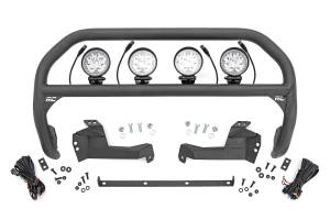 Rough Country Nudge Bar - 4 Inch Round Led (x4) - Ford Bronco Sport 4WD (21-23) - 51044