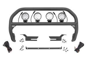 Rough Country - Rough Country Nudge Bar - 4 Inch Round Led (x4) - Ford Bronco 4WD (2021-2023) - 51049 - Image 1