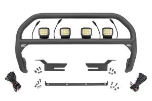 Rough Country - Rough Country Nudge Bar - 3 Inch Wide Angle Led (x4) - Ford Bronco 4WD (21-23) - 51050 - Image 1