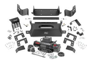 Rough Country - Rough Country Hidden Winch Mount - 9500S - Ford Bronco 4WD (2021-2023) - 51058 - Image 1