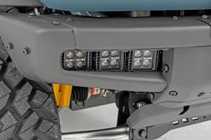 Rough Country - Rough Country LED Light - Fog Mount - Triple 2" Black Pair - Spot - Ford Bronco (21-23) - 51085 - Image 2