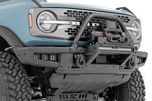 Rough Country - Rough Country High Winch Mount - All Models - 9500S - 20 Inch Black Single Row LED - Ford Bronco (21-23) - 51096 - Image 3