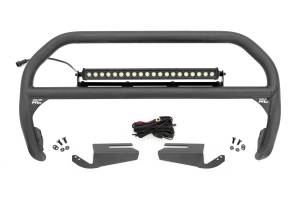 Rough Country - Rough Country Nudge Bar - 20 Inch Black Single Row LED - OE Modular Steel - - Ford Bronco (21-23) - 51101 - Image 1