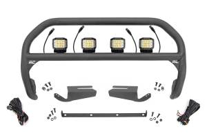 Rough Country - Rough Country Nudge Bar - 3 Inch Wide Angle Led (x4) - Oe Modular Steel - Ford Bronco (21-23) - 51105 - Image 1