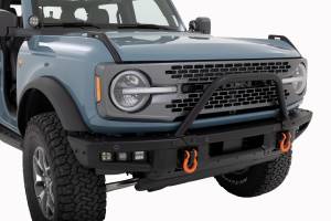 Rough Country - Rough Country Safari Bar - 3.5" Round LED (Pair) - Black - Amber DRL - OE Modular Steel - Ford Bronco 4WD (21-23) - 51111 - Image 6