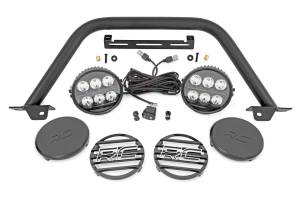 Rough Country Safari Bar - 6.5 Inch Round LED - OE Modular Steel - Ford Bronco (21-23) - 51113