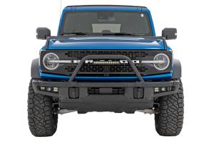 Rough Country - Rough Country Safari Bar - 12" LED Light Bar - Black - Single Row - OE Modular Steel - Ford Bronco 4WD ( - 51116 - Image 2