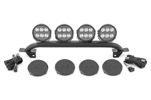 Rough Country - Rough Country Light Bar Mount - 6.5 Inch Round LED (Quad) - OE Modular Steel - Ford Bronco (21-24) - 51137 - Image 5