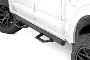 Rough Country SRL2 Adj Aluminum Step - Crew Cab - Ford F-150/Lightning/F-250/F-350/Raptor (15-24) - 51141